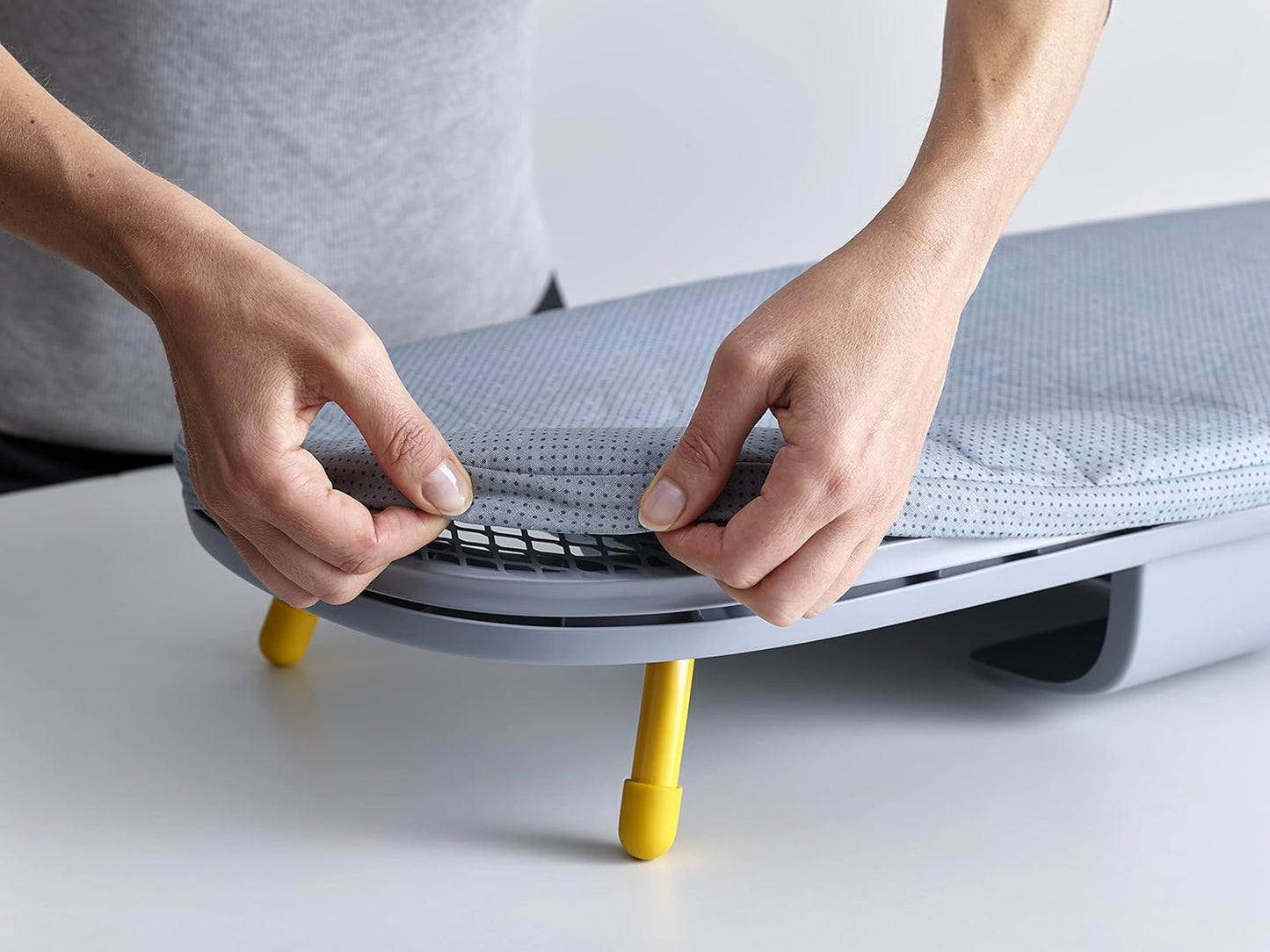 Skanto | Givera Folding Ironing Board – Compact Space-Saving Design with Non-Slip Legs and Steam-Absorbent Cover