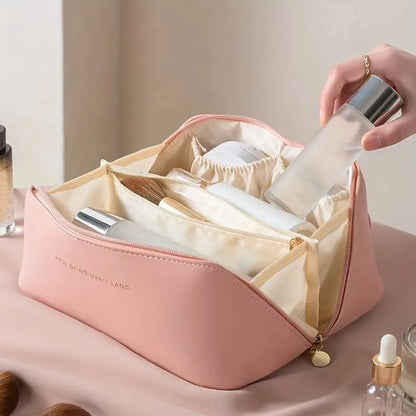 GlamourBox - Elegant cosmetic bag with large capacity