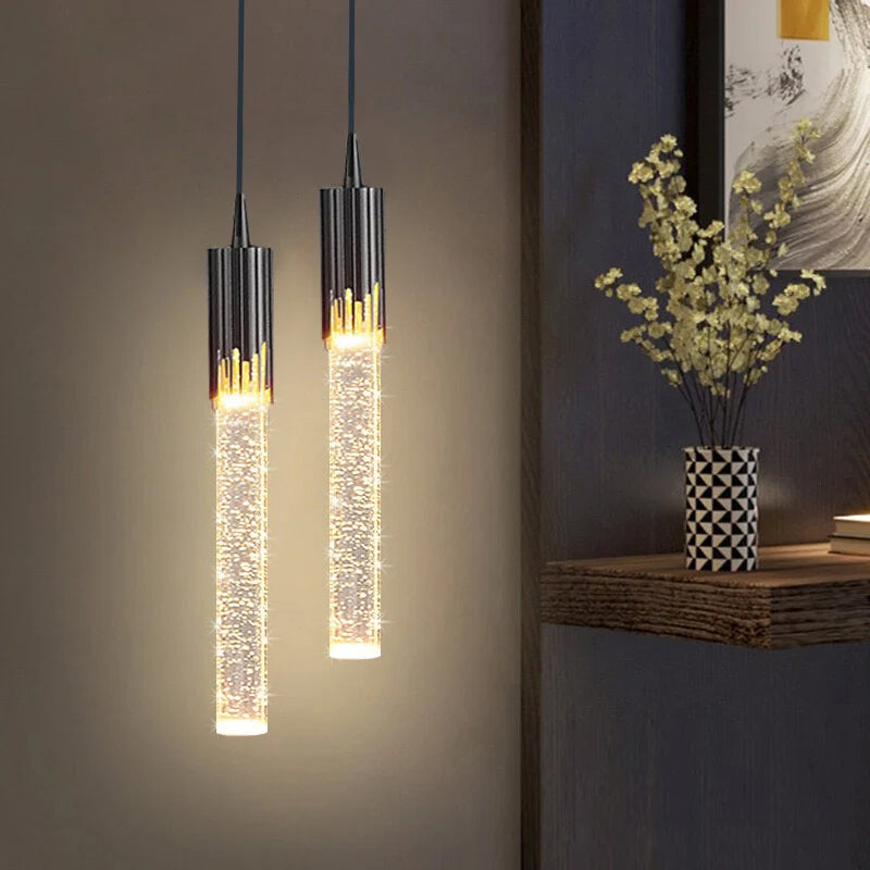 Skanto | Lustreau Cylinder Glass Pendant Lamp