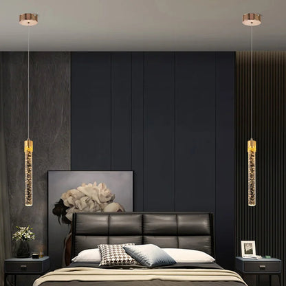 Skanto | Lustreau Cylinder Glass Pendant Lamp
