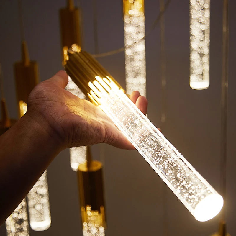 Skanto | Lustreau Cylinder Glass Pendant Lamp