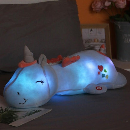Skanto | Glowing Unicorn – Soft Plush Night Companion Toy for Kids