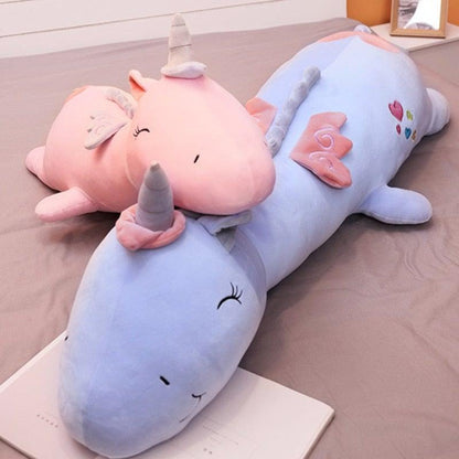 BowLift | Glowing Unicorn Plush Toy | Color-changing LED Light | 60 cm, Multiple Colors