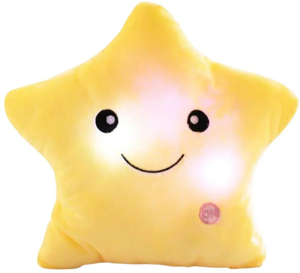 BowLift | Bright Star Cushion – Cozy LED Fabric Cushion with Color Changing & Cute Design