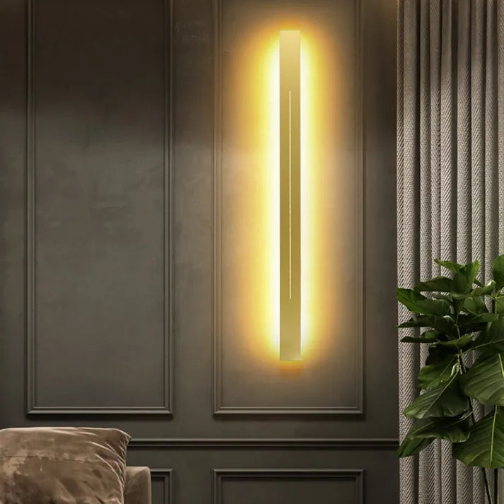 BowLift | LED Wall Light | Modern Vertical Black Indoor Sconce