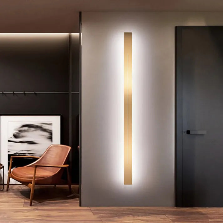 BowLift | LED Wall Light | Modern Vertical Black Indoor Sconce