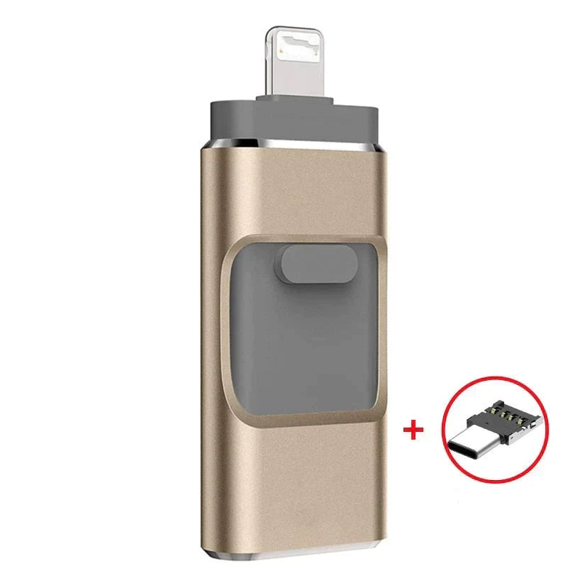 Skanto | DataFlex 4-in-1 Flash Drive – USB Storage for Phone, Tablet, and PC