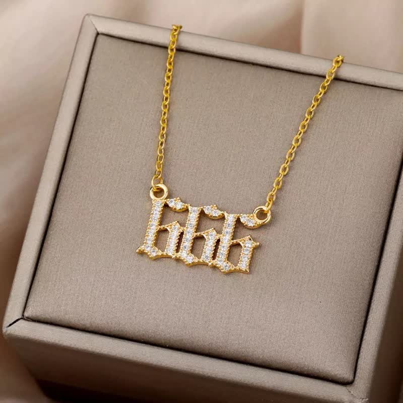 Skanto | Zirconia English High Necklace – Seraphina