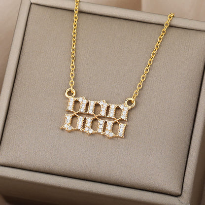 Skanto | Zirconia English High Necklace – Seraphina