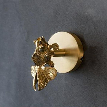 Golden Brass Wall Hooks – Handmade Animal Designs for Stylish Wall Decoration | Kalsten