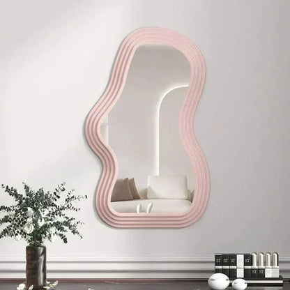 Cloud-shaped decorative wall mirror for home