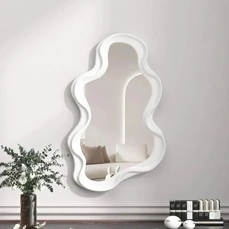 Cloud-shaped decorative wall mirror for home