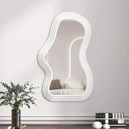 Cloud-shaped decorative wall mirror for home