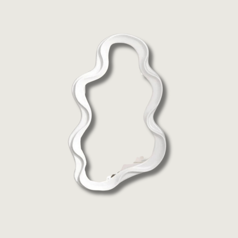 Cloud-shaped decorative wall mirror for home