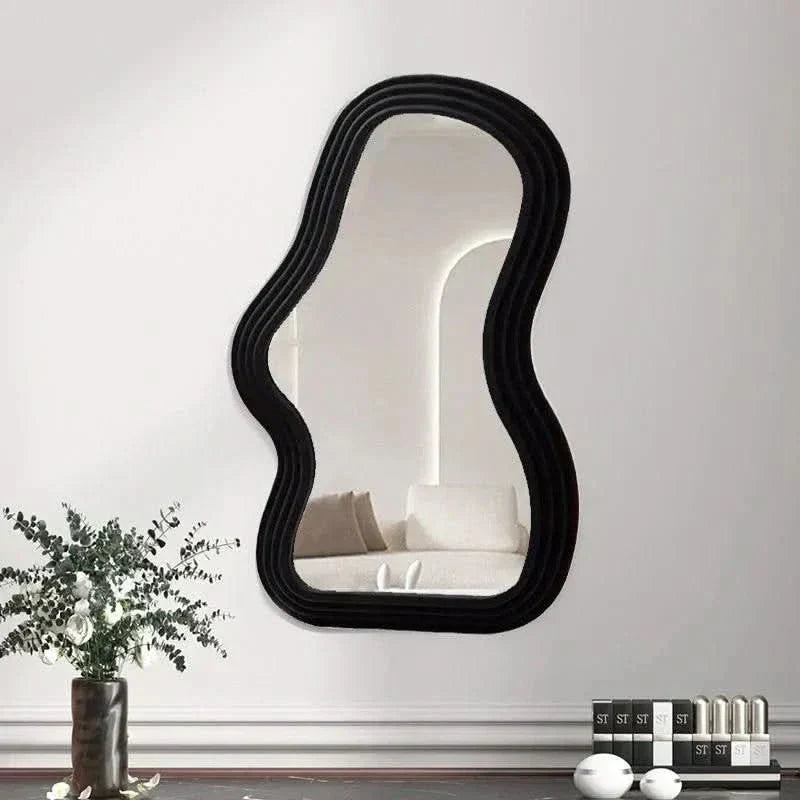 Cloud-shaped decorative wall mirror for home