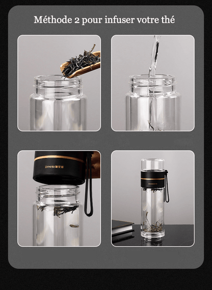Skanto infuser in crystal clear glass
