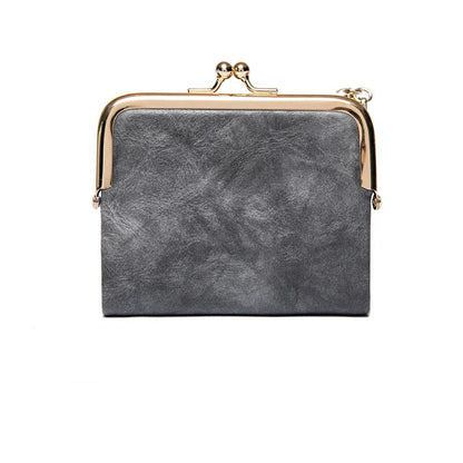 BowLift | Wallet Purse | Vintage Kiss Lock Small PU Leather