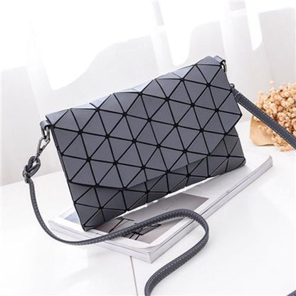 Abstract Geometric Matte Shoulder Bag | Bowlift