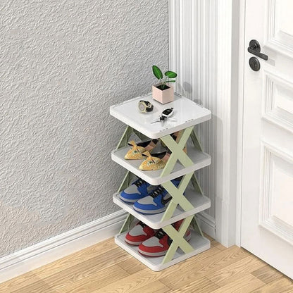 Modern multi-tiered shoe rack