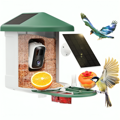 Skanto | Smart Bird Feeder Camera Solar Outdoor Device