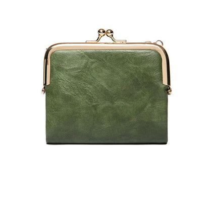 BowLift | Wallet Purse | Vintage Kiss Lock Small PU Leather