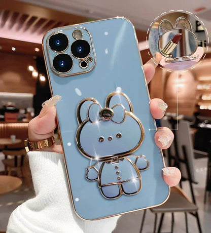 Skanto | 3D Rabbit Korean Style Mirror iPhone Case