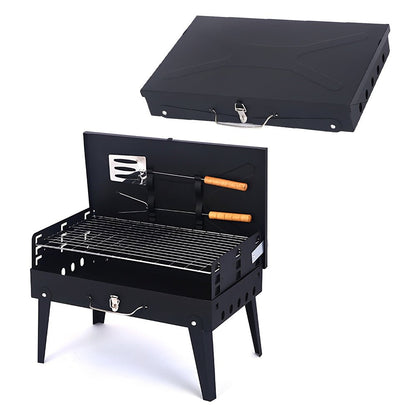 Skanto | Grillmate Fold – Foldable Steel Suitcase Grill for Garden, Camping & Outdoor BBQ
