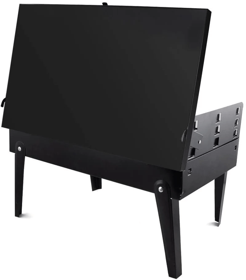 Skanto | Grillmate Fold – Foldable Steel Suitcase Grill for Garden, Camping & Outdoor BBQ