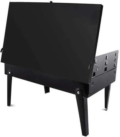 Skanto | Grillmate Fold – Foldable Steel Suitcase Grill for Garden, Camping & Outdoor BBQ