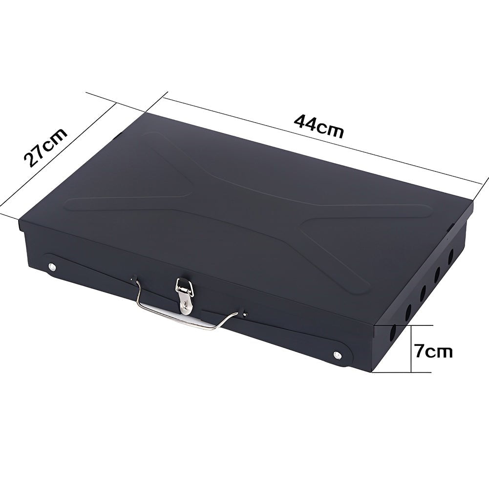 Skanto | Grillmate Fold – Foldable Steel Suitcase Grill for Garden, Camping & Outdoor BBQ