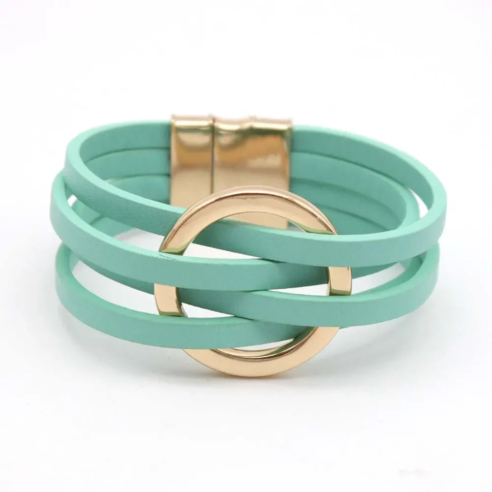 Frendorf | Multi-layered O-leather wrap bracelet
