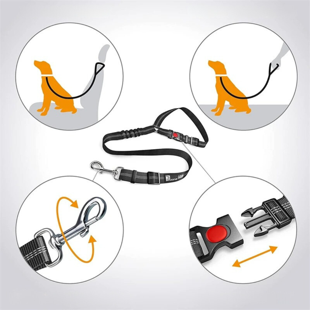 Dog Car Seat Belt Bowlift