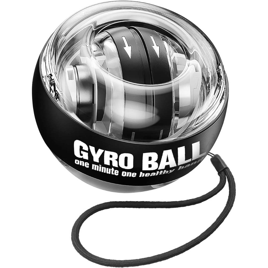 BowLift | Gyropower Self-Starting Forearm Trainer – Gyroscopic Hand Exerciser for Grip Strength and Wrist Training
