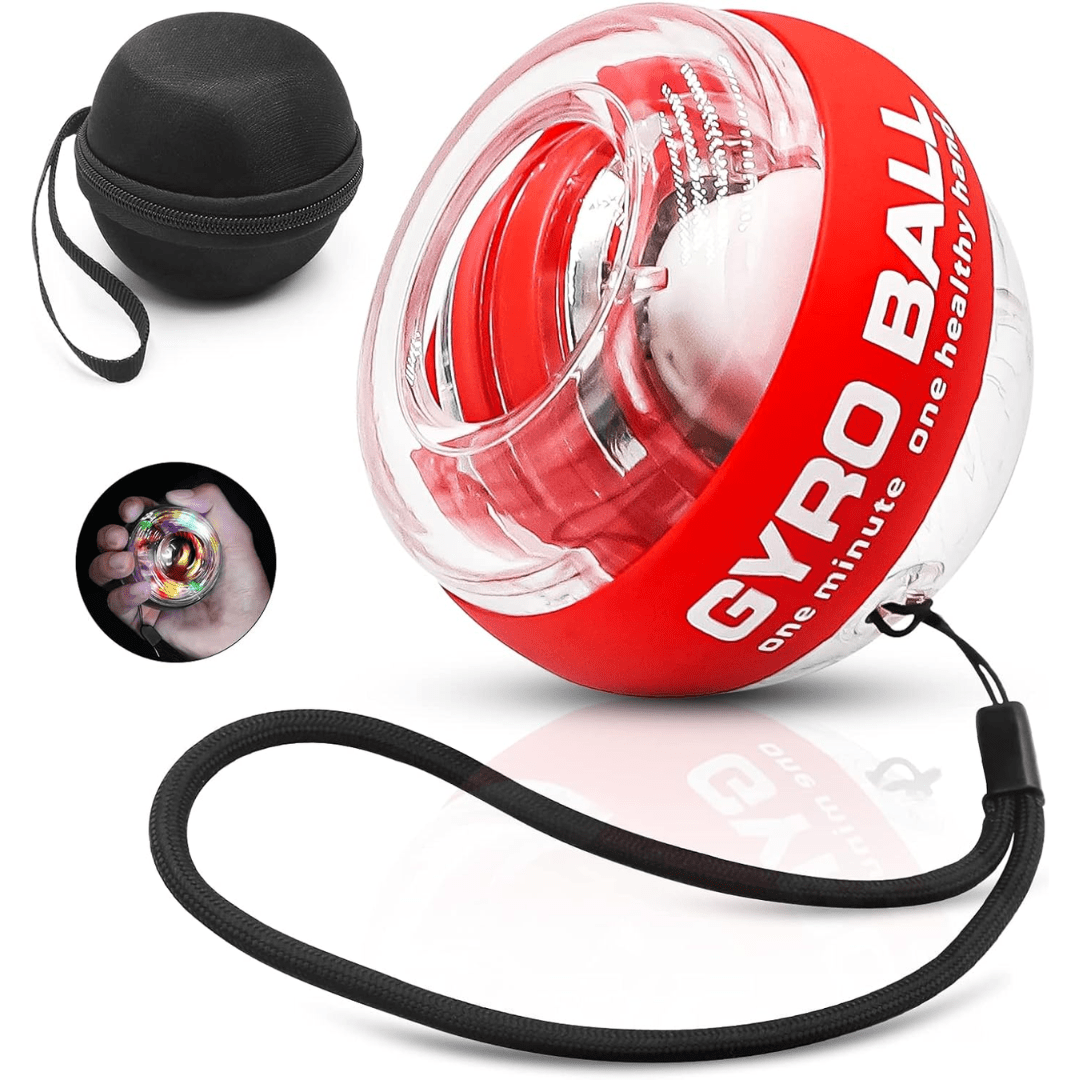 BowLift | Gyropower Self-Starting Forearm Trainer – Gyroscopic Hand Exerciser for Grip Strength and Wrist Training