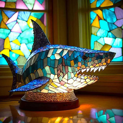 Skanto | Sculptural Glass Lamp with Animal Motifs in Subtle Light