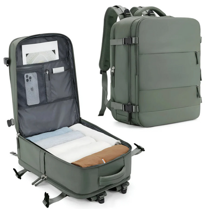 Skanto | Carry-on Suitcase with Spacious Capacity - TravelMate