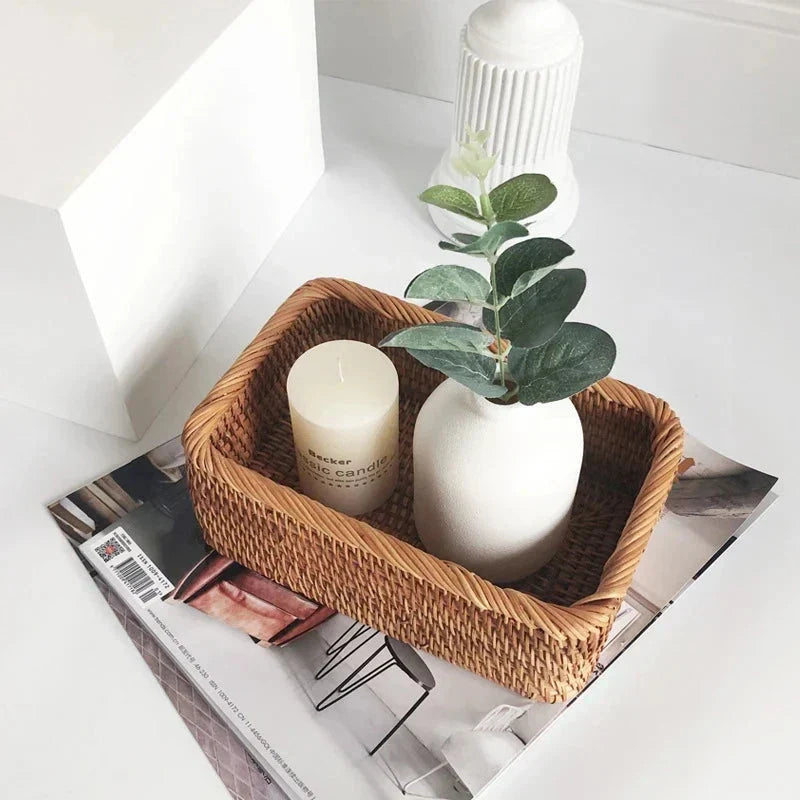 BowLift | Handwoven Rattan Willow Basket for Storage