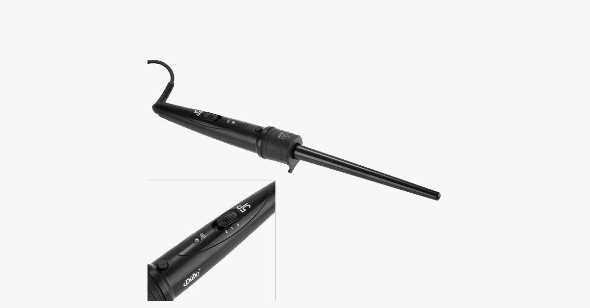 Skanto | Achieve Salon Looks with Curling Wand Set and Heat-Resistant Glove