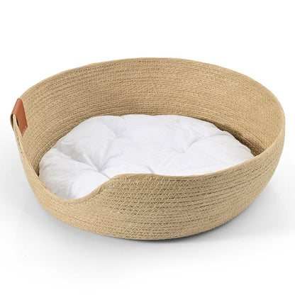 Handmade Comfortable Cat Bed - LuxeSnooze Bowlift