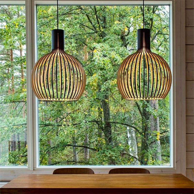 BowLift | Handmade Wooden Pendant Lamp - RustikAura