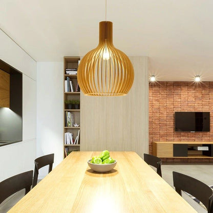 BowLift | Handmade Wooden Pendant Lamp - RustikAura