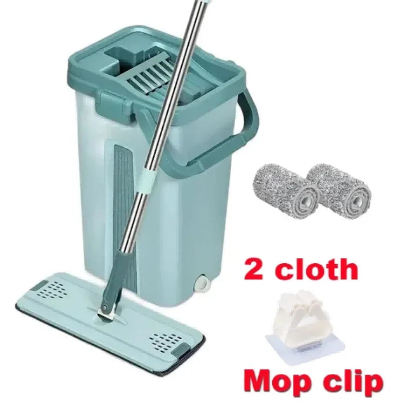 Skanto | Hands-Free Flat Mop with Bucket - FlexiMop