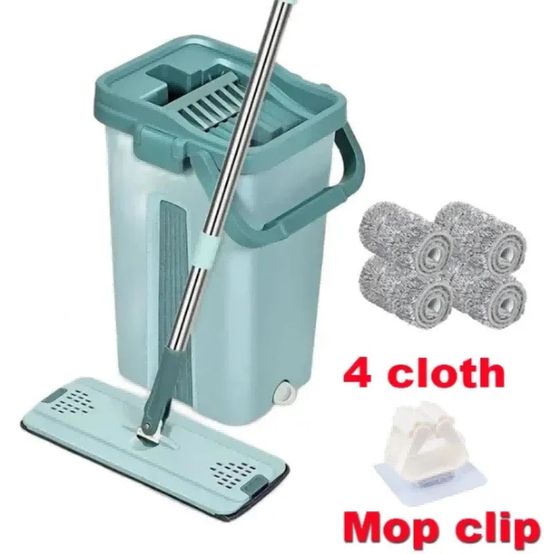 Skanto | Hands-Free Flat Mop with Bucket - FlexiMop