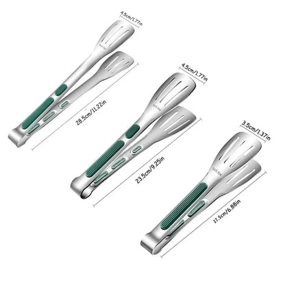 BowLift | HandyTongs – Non-slip stainless steel tongs for meat, salad & bread