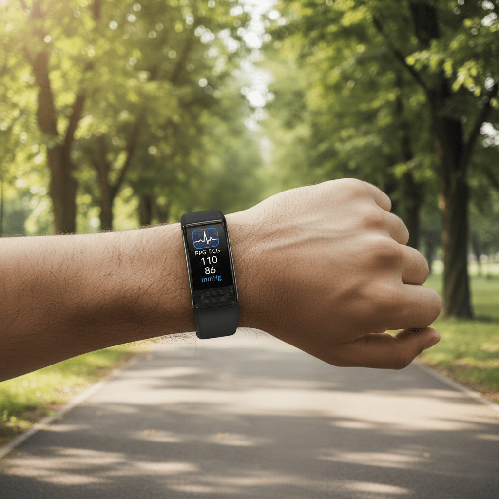 Skanto | PulseSync – Smart Bracelet with Blood Pressure, ECG & Heart Rate Monitor