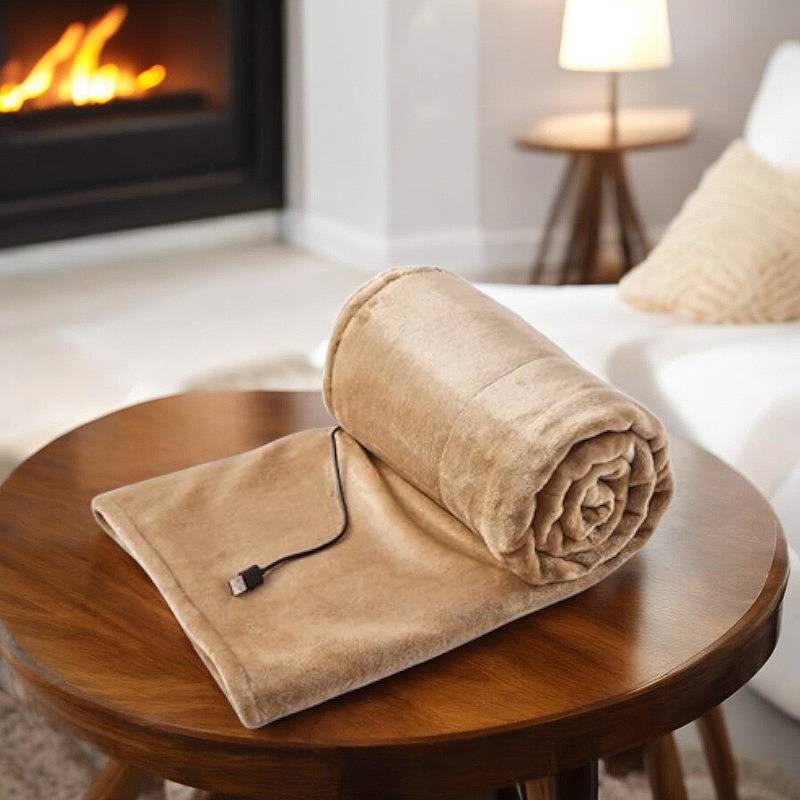 BowLift | Portable Electric Heated Blanket with Adjustable Warmth Settings - 39"x31"