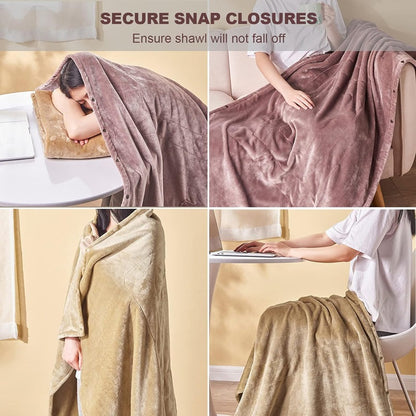 BowLift | Portable Electric Heated Blanket with Adjustable Warmth Settings - 39"x31"
