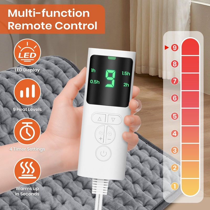Skanto | Electric Heating Pad with Timer and Adjustable Temperature