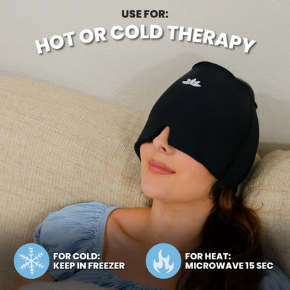 HeadRelax Warm-Cold Therapy Mask – Relieves Migraine & Headaches instantly | Brehn