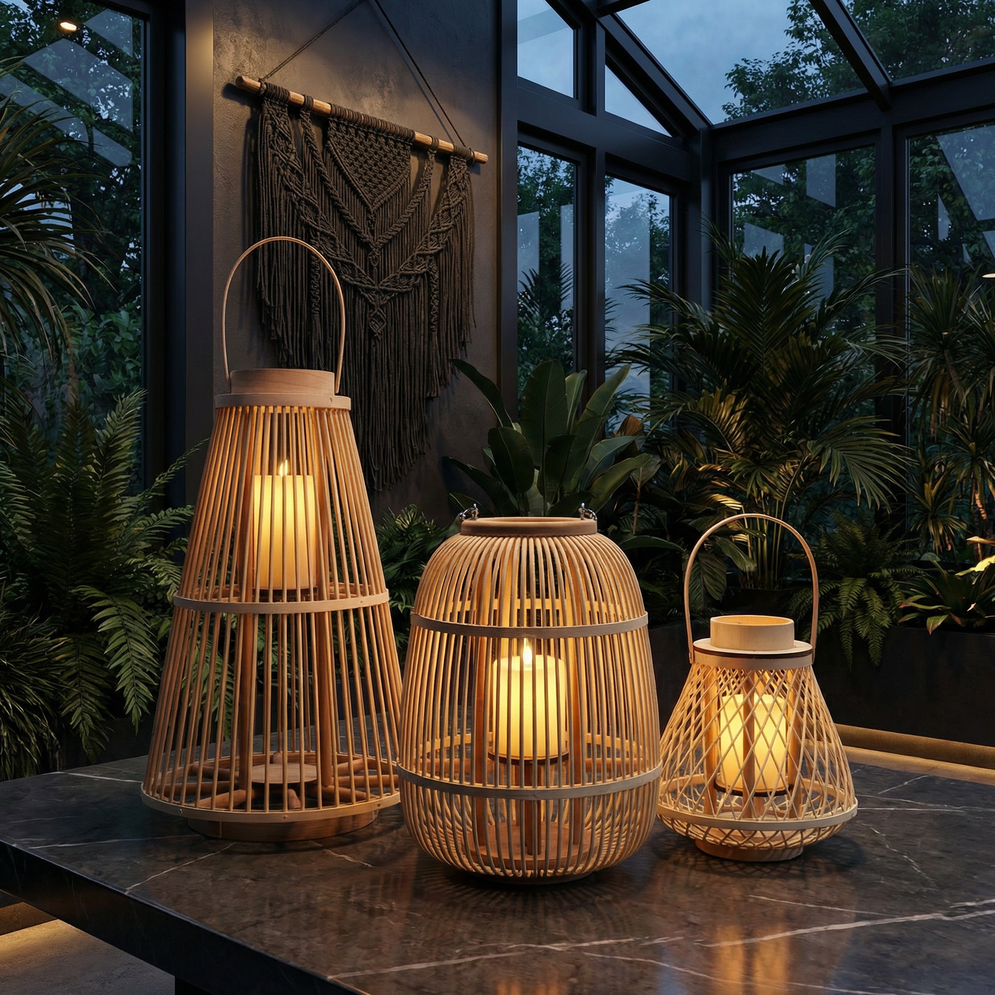 Rattan Lanterns Brehn